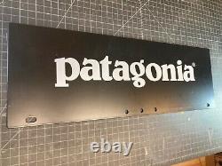 PATAGONIA 2 sided Advertizing Display Sign from A16 Outfitter's 20x6-3/4