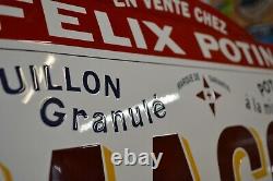 PLAQUE EMAILLEE MAGGI Bouillon Félix Potin enamel sign emailschild