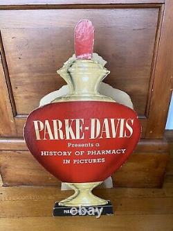 Parke-Davis Advertising Sign Apothecary Jar Pharmacy Store Display Boston, MA