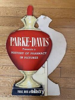 Parke-Davis Advertising Sign Apothecary Jar Pharmacy Store Display Boston, MA