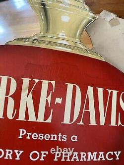 Parke-Davis Advertising Sign Apothecary Jar Pharmacy Store Display Boston, MA