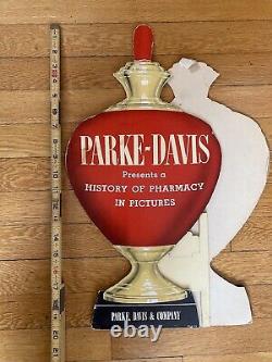 Parke-Davis Advertising Sign Apothecary Jar Pharmacy Store Display Boston, MA