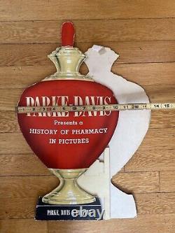 Parke-Davis Advertising Sign Apothecary Jar Pharmacy Store Display Boston, MA