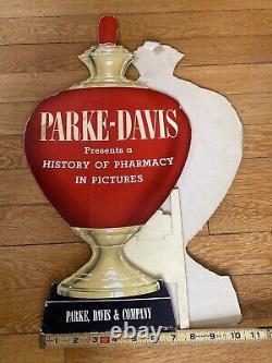 Parke-Davis Advertising Sign Apothecary Jar Pharmacy Store Display Boston, MA