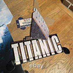 Partial Titanic Video 3D Stand-Up Promo Display Floor Merchandiser