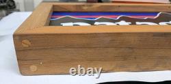 Patagonia Dealer Store Display Sign Reclaimed Wood Frame