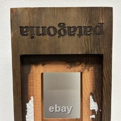Patagonia Logo Wooden Marketing Display Store Sign