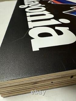 Patagonia Marketing Colorful Display Wooden Texture Sign Mountain Store Wood