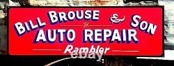 Personalized Your Name Large 12x36 Hand Painted Auto Truck Repair Shop Sign Art