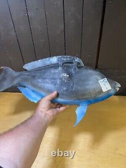 Pflueger Marine Store Display 24 Advertising Fish/ Taxidermy Division Rare