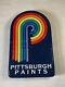 Pittsburgh Paints molded plastic lighted rainbow sign hardware store display