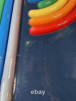 Pittsburgh Paints molded plastic lighted rainbow sign hardware store display