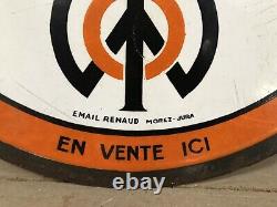 Plaque Emaillee Veedol Ancienne Enamel Sign Emailschild