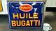 Plaque émaillée Bugatti Huile enamel sign emailschild
