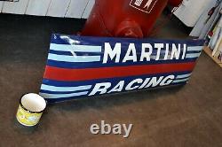 Plaque émaillée Martini racing stuttgart porsche 1m enamel sign emaischild