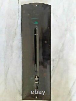 Plaque émaillée thermomètre CASTROL signé EAS (période 1927/35) petit modèle