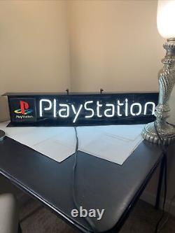 PlayStation 1 Store Display Neon Sign WORKING RARE WOW! Vintage