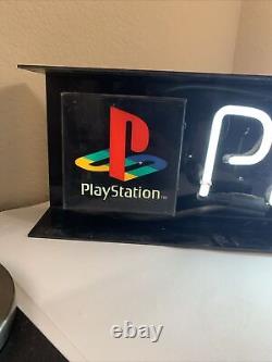 PlayStation 1 Store Display Neon Sign WORKING RARE WOW! Vintage