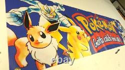 Pokemon'90's Vintage Style Promo Display Banner Sign Store Poster 3 sizes