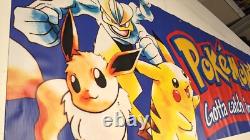 Pokemon'90's Vintage Style Promo Display Banner Sign Store Poster 3 sizes