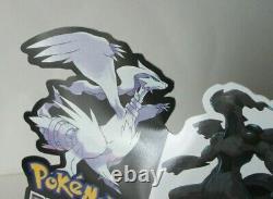 Pokemon Black White Display Store Sign Nintendo Promo Wall Art Reshiram Zekrom