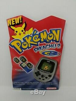 Pokemon Pikachu GS Store Display Sign Promo Promotional Standee Nintendo Gameboy