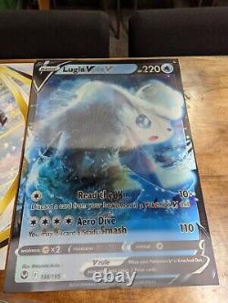 Pokemon Silver Tempest Promotional Lenticular Sign Lugia & Vulpix & Poster Set