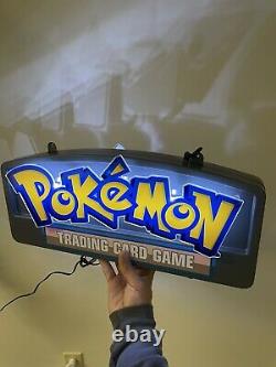 Pokemon TCG 20th Anniversary Store Retail Display Sign USED D4 -WORKS GREAT