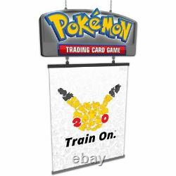 Pokemon TCG Hobby Sign 20th Anniversary Train On Store Retail Display Sign LED