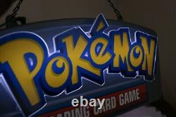 Pokemon TCG Retail Store Sign LIGHTS UP! LED 19 x 9