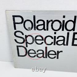 Polaroid Special Edition Dealer Advertising Store Counter Display Shop Sign
