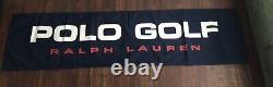 Polo Golf Ralph Lauren Large Navy blue Advertising Display Store Sign 24x94