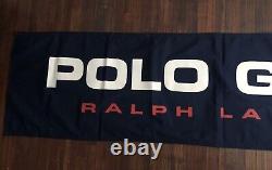 Polo Golf Ralph Lauren Large Navy blue Advertising Display Store Sign 24x94