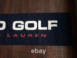 Polo Golf Ralph Lauren Large Navy blue Advertising Display Store Sign 24x94