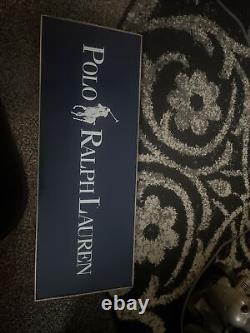 Polo RALPH LAUREN Store Display Advertising Sign Navy White 24x9 Heavy