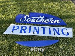 Porcelain Advertising Sign Southern Printing Trade Sign Neon Display