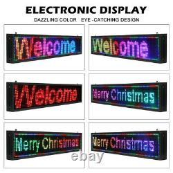 Programmable Led Scrolling P10 Full Color Led Sign 40 x 8 Advertising board
