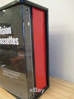 Promotional SelectraVision RCA Locking VHS In-Store Cabinet Display Case