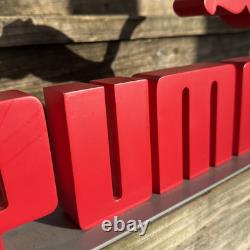 Puma Sneaker Shoes Red Store Display Sign Display Very Hard To Find, Good Cond
