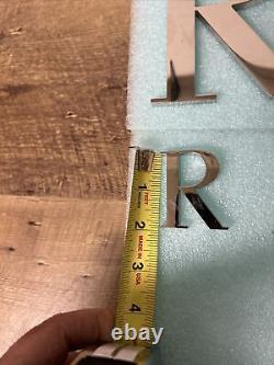 RALPH LAUREN Original Department Store Display Advertising CHROME LETTERS