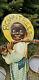 RARE 1920s ROWNTREES CHOCOLATE GUM BLACK AMERICANA GENERAL STORE LITHO DISPLAY