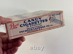 RARE 1930s 40s Pico Candy Cigarettes Advertising Store Display Candy Box