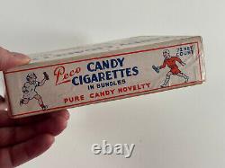 RARE 1930s 40s Pico Candy Cigarettes Advertising Store Display Candy Box
