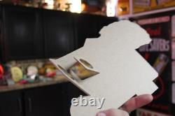 RARE 1950s DAD'S JR ROOT BEER BOTTLE STORE DISPLAY PAINTED METAL SIGN COKE SODA