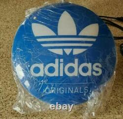 RARE Adidas Originals Round Light Sign Store / Convention Wall Display 13