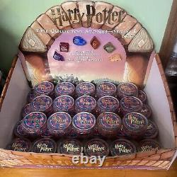 RARE Enesco Harry Potter Collector Stones And Original Store Display Box Sign Ad