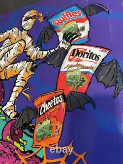RARE Goosebumps Frito-Lay STORE DISPLAY Cardboard Promo Ad 1996 Doritos Ruffles