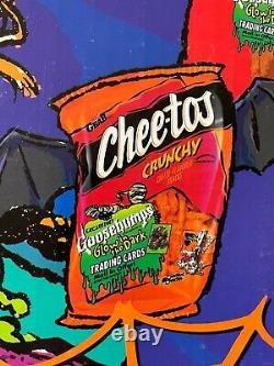 RARE Goosebumps Frito-Lay STORE DISPLAY Cardboard Promo Ad 1996 Doritos Ruffles