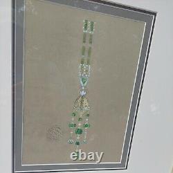 RARE HTF VINTAGE Tiffany & Co. Store Display FAMOUS JEWELS PRINTS with BRACKETS