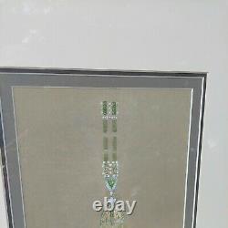 RARE HTF VINTAGE Tiffany & Co. Store Display FAMOUS JEWELS PRINTS with BRACKETS